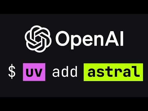 OpenAI compra Astral (uv, ruff e ty também)