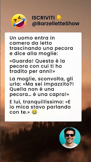 L’Uomo, la Pecora e la Moglie 😂