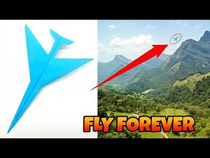 How to Make a BEST Paper Airplane that Flies Far | WORLD RECORD 1000 Feet | FLY FOREVER