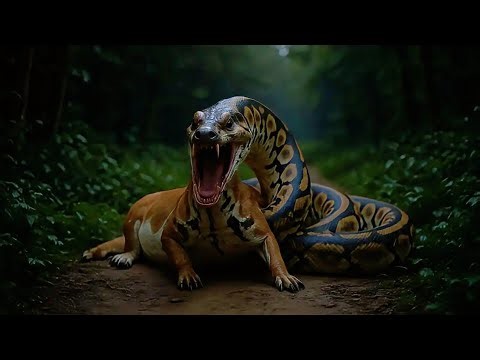 This Giant Snake Eats Anything in Its Path 😱 #viralvideo #snake