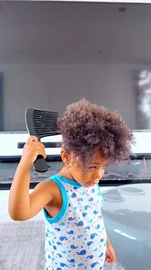 553K views · 12K reactions | Combing my hair since mummy won’t do it | Hair Tutorials & Lifestyle | Facebook