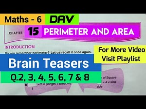DAV Class 6 Maths Chapter 15 Brain Teasers - all Questions