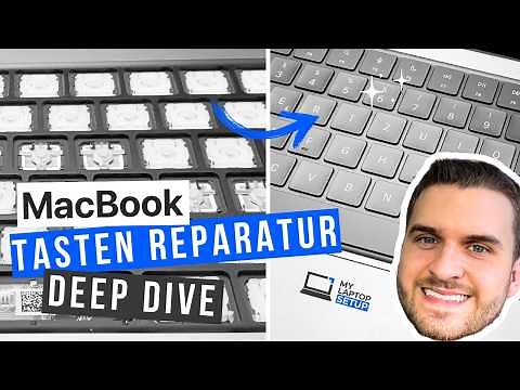 Komplette Tasten Reparatur vom MacBook 2019-2024