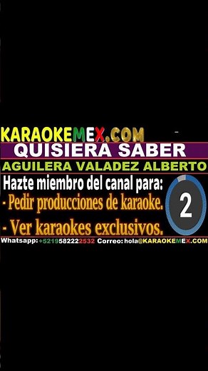karaoke carin leon - quisiera saber #karaokemex