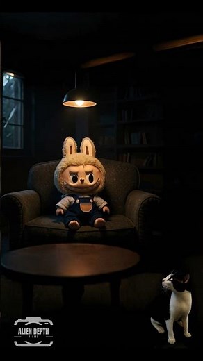 Haunted Labubu Doll MOVES — Cat’s Reaction Will Shock You! 😱👻