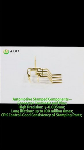 Automotive Stamped Components-Connector Terminal Pins | Electrical Contact Pins | Stamped Terminals