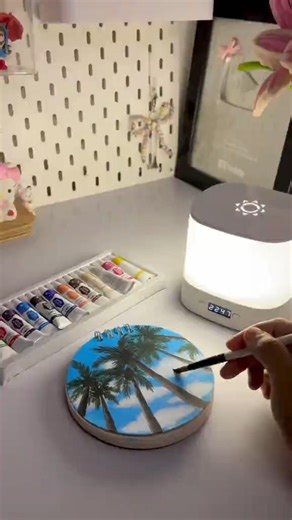 Rechargeable Lamp With Clock🤩🕞 #diy #artistrycrafteria #artandcraft #sticker