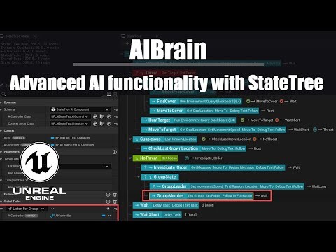 AIBrain: Advanced AI functionality with StateTree (Unreal Engine 5)