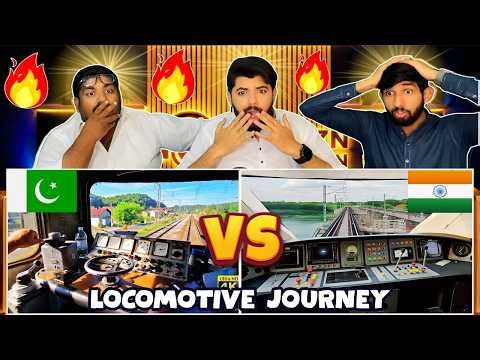 Reaction On Locomotive Train Journey Pakistan Vs India | ट्रेन सफर | Pakistani Reaction🔥