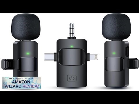 PQRQP 3 in 1 Wireless Microphone for iPhone Android Camera USB-C Microphone Review