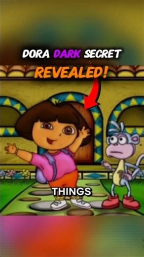 Dora is Blind!?😳 Dora Secret Revealed! 🤯 #doradarksecret #dora #shorts