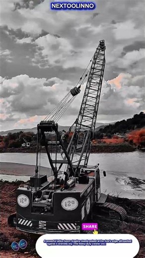 Innovative Giant Dragline Excavator Machine for River Dredging in Professional Construction Projects