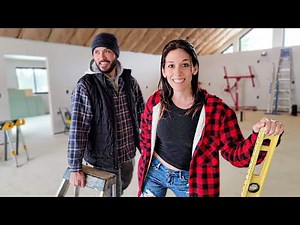 Drywalling Our Massive Great Room | DIY Home Build In the Mountains