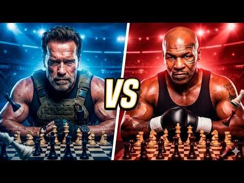 Mike Tyson vs Arnold Schwarzenegger Chess Battle — Can the Terminator Be Defeated?