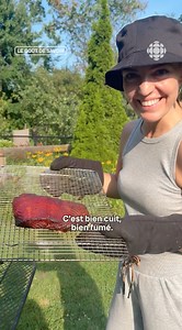 18K views · 44 reactions | Cette semaine, Evelyne Charuest s’attaque au fumoir à barbecue. ♨️  Son saumon fumé est au menu samedi 14h à «Le goût de savoir». | ICI Première | Facebook