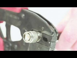 How To Make A TNC Male Crimp Connector - RG8 - #785