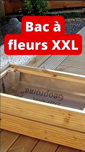 Mon Astuce Pour un Bac à Fleurs GÉANT (et Stylé) 🌸🔨 #woodworking #diy