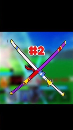 The top 5 swords for pvp in Blox Fruits. #ranking #bloxfruits