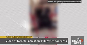 Outreach worker outraged over video of arrest on TTC