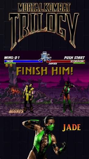 Jade Wins Fatality Isane #mortalkombat #UMK3 #mktrilogy #jade