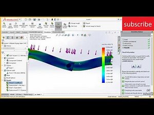 Solidworks FEA Static Simulation with bolts and pins