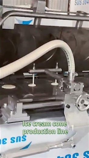 Gondor Automatic Ice Cream Cone Production Line - Efficient Waffle Cone Baking #snackmachine