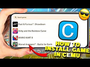 🔥 How To Add Games In Cemu Android Emulator | How To Install Game In Cemu Emulator