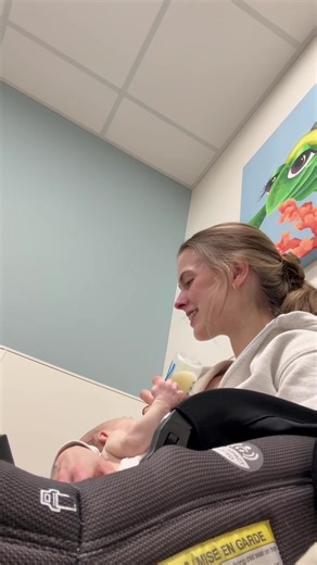 She’s just little like her mama #doctorsappointment #2monthsold