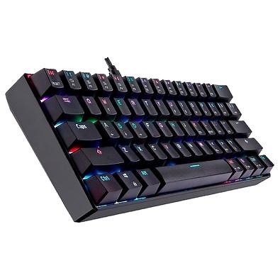 Teclado Mecânico Gamer Motospeed CK61 Essential, RGB, Switch Blue, ANSI, Preto - FMSTC0090AZL