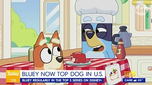 Bluey has just become the MOST WATCHED animated series in the United States! 🐶📺 Americans have streamed our Brisbane blue heeler for a total 35 billion minutes so far this year. #9Today | WATCH LIVE 5.30am | TODAY