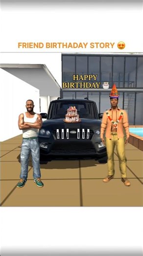 INDIAN BIKE DRIVING 3D FRIEND BIRTHDAY 🎂 #indianbikedriving3d #gta #shorts
