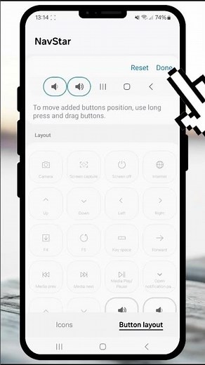 How to Add Volume Up and Down Buttons to the Navigation Bar on a Samsung Galaxy Phone