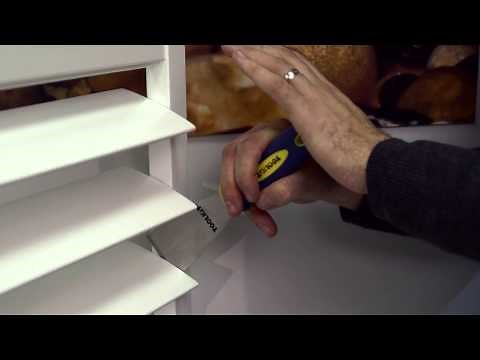 How to replace a Hidden Rod Slat