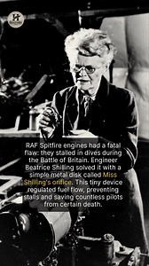415K views · 16K reactions | Beatrice Shillings simple fix saved Spitfire pilots from fatal stalls during WWII. | The History Page | Facebook
