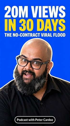 How To Flood A "Boring" Business With 20M Views! | Podcast with Peter Cardoz