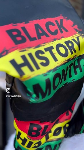 211K views · 10K reactions | There's no Black History Month….without Santa Blair creating a Black History Suit! Blessings and love…Tell us what you think?!✊﫶 #blackhistorymonth #blacksanta #santablair #santablairexperience #blacksantaclaus #blackcraftersofinstagram #blackcreatorsmatter #harriettubman #blackcreators #santa #blackhistorymonth #blacklove #blackpaperparty | Santa Blair | Facebook