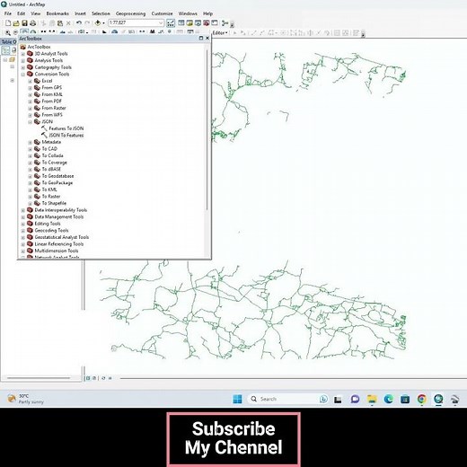 How to Convert JSON To Features in ArcGIS 10.8 #qgis3 #gis #map #arcmap #googleearth #arcgispro
