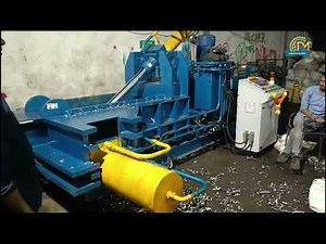 TRIPLE ACTION PLC OPERATOR BAILING PRESS MACHINE