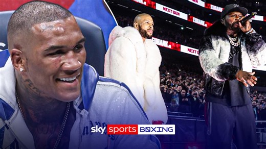 Chris Eubank Jr. vs Conor Benn: Benn's HILARIOUS reaction to Eubank's ring walk!