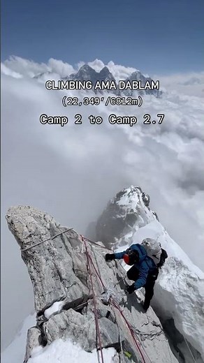 Climbing Ama Dablam