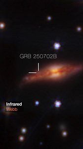 Gamma-ray bursts, or GRBs — the most powerful class of cosmic explosions — typically last for less than a minute. But astronomers were astonished by one in July, called GRB 250702B, that continued for days! Data from this record-setting burst was captured by several NASA - National Aeronautics and Space Administration satellites and other facilities. Each NASA telescope used its unique capabilities to add to our understanding of this particular GRB. Our Fermi Gamma-ray Space Telescope discovered
