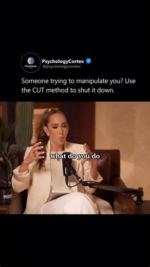 Holistic Psychology | Development | Neuroplasticity on Instagram: "Manipulation succeeds only when it finds the matching wound inside you. The blue hair example reveals the entire mechanism: you cannot be manipulated about something you’ve already settled within yourself. Toxic people function as diagnostic tools, showing you exactly where your self-concept remains uncertain or dependent on external validation. The CUT method works because it interrupts the unconscious transaction. Most people l