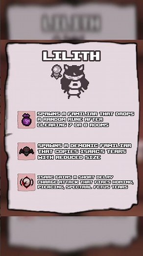 BEST Unlocks for Lilith and Tainted Lilith