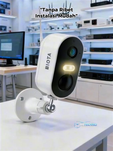 BIOTA Smart Home - Kamera Battery Fixed CCTV Wifi Otomatis Tanpa Kabel #cctvoutdoor #cctvtanpakabel #cctv #promocctv #biota