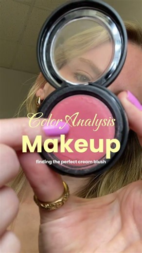 How to find YOUR PERFECT Cream Blush #coloranalysis #makeup #makeuptutorial #blush #grwm #beauty