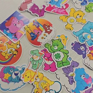 Character Bears Sticker Pack Care-a-lot Colorful Stickers PVC Cartoon Stickers - Etsy