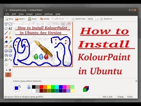 How to Install Paint / KolourPaint in Ubuntu