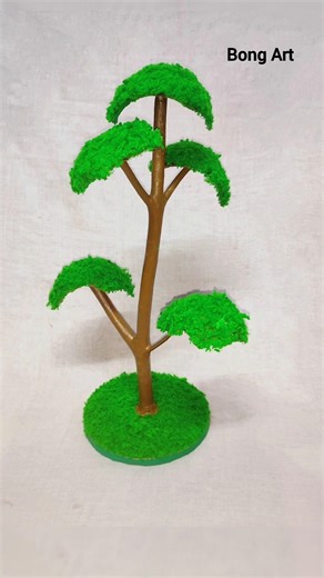 Coconut Shell Craft / How To Make Tree Using Coconut Shell #shorts #diy #youtubeshorts