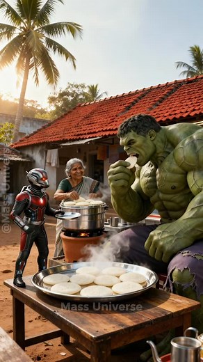 155K views · 21K reactions | Rendu idli-ku Ant-Man vs Hulk  #reels #HulkTamilFunny #MassUniverse #AIVideo #TamilShorts #HulkTamilFunny #AntMan #MassUniverse #TamilShorts #FunnyShorts #AIedit #TamilComedy #AIVFX #4KUltraHD #HulkTamil #MarvelTamil #AIFunny #TamilViral #ShortsViral | Mass Universe | Facebook
