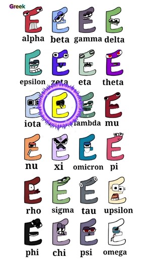 Greek alphabet lore song new version #alphabetlore #alphabetloresong #shorts
